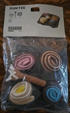 Ikea DUKTIG 6 Piece Roll Set Cinnamon Bun - NEW