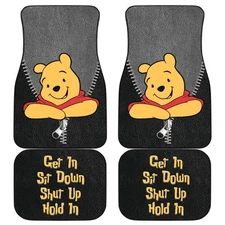 Winnie The Pooh Car Floor Mats – Get In, Sit Down, and Hold On