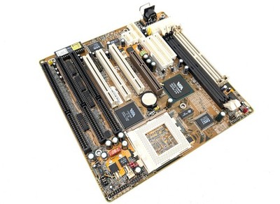 Untested VIA VT82C586B Motherboard Socket Socket 7 Retro ISA PCI Motherboard
