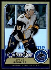 2008-09 O PEE CHEE METAL Steve Bernier Vancouver Canucks #449
