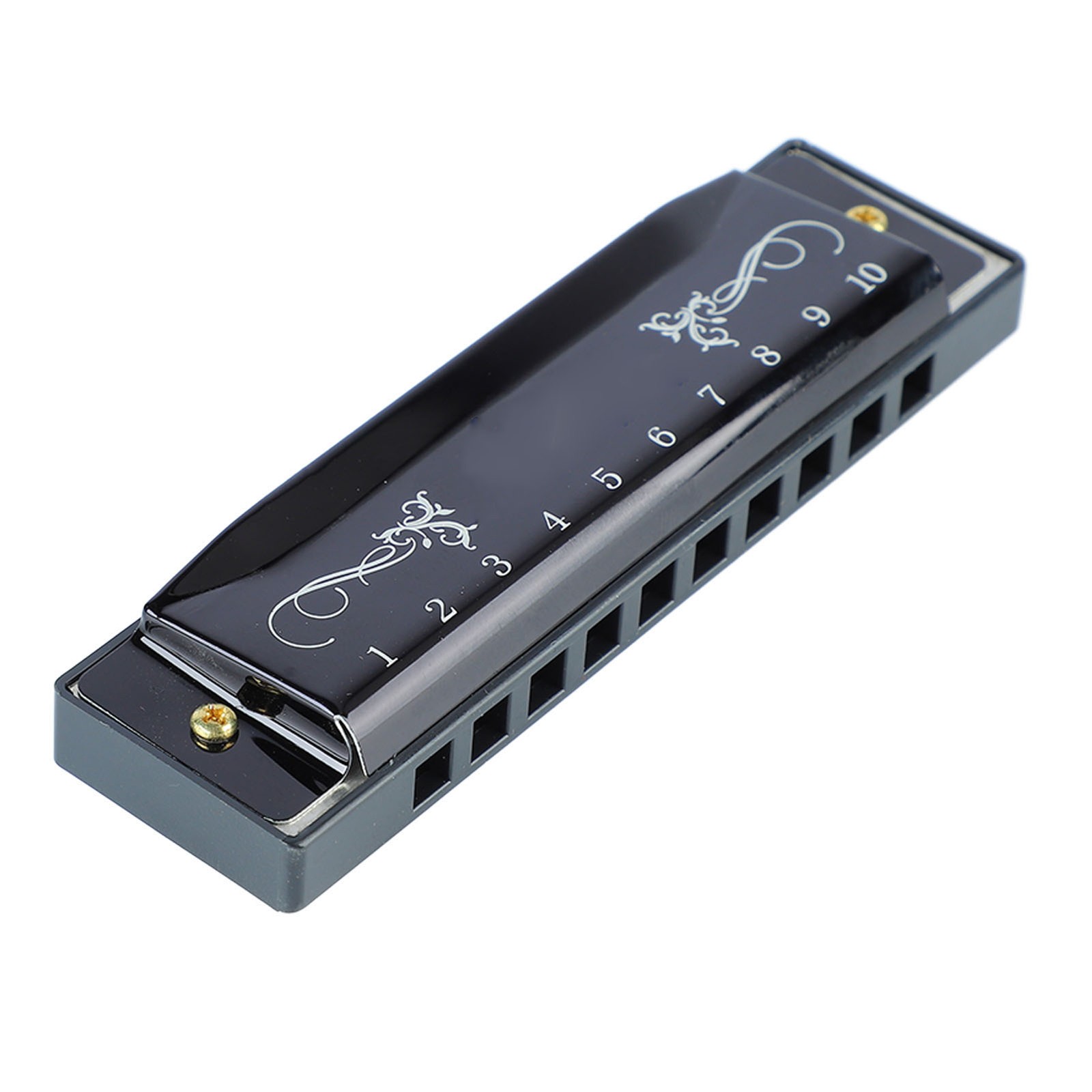 Harmonica 10 Hole 20 Tune C Key Standard Mouth Organ With Case For Kid Beginner