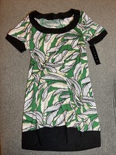 Tiana B Floral Dress NWT Size S Pull Over Pleated Stretch Casual Midi