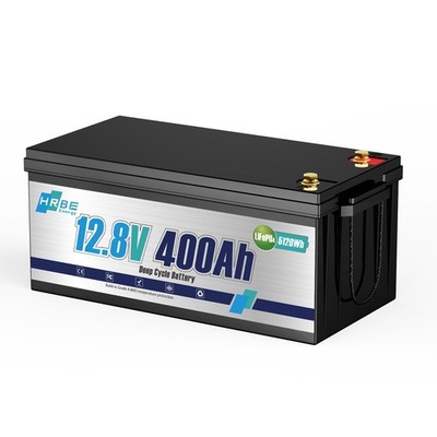 12V 400Ah LiFePO4 Lithium Battery 200A BMS 5.12kW 15000+Cycle Solar RV Off-grid