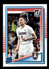Te-Hina Paopao 2025 Donruss WNBA RC Rookie #91 Atlanta Dream