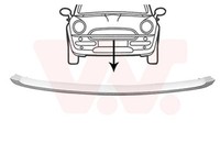 VAN Wezel Zier-/Schutzleiste, StoßFäNger Chrom Vorne FüR Mini Mini Clubman