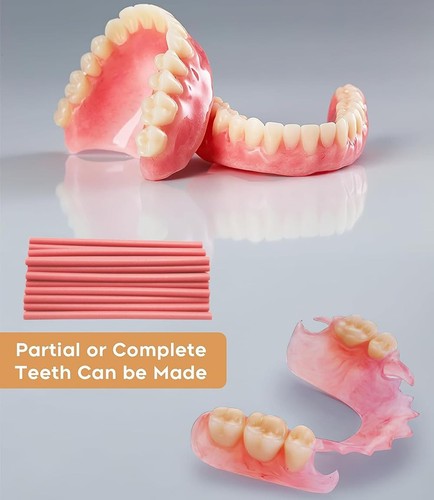 Kit Riparazione Denti Mancanti -Parti Protesi Fai da Te per Fare I Denti Finti Temporanei... - Foto 4 di 6