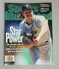 Randy Johnson Houston Astros - August 10, 1998 Sports Illustrated Magazine Randy Johnson Houston Astros - August 10, 1998 Sports Illustrated Magazine