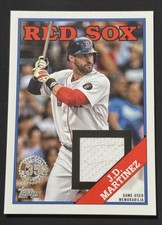 2023 Topps 1988 Topps Baseball Relic J.D. Martinez #88R-JM Game Used Jersey
