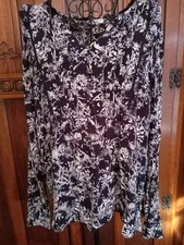 Next Boho Bohemian Hippy Plants Celestial Stars and Moon Print Blouse Top 14
