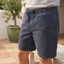 Banana Republic Men's Navy Pull-On Elastic Waist Drawstring Casual Shorts