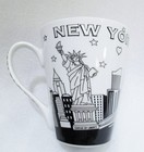 New York Coffee Mug City Skyline Icons Statue of Liberty Empire State Jay Joshua — photo 1