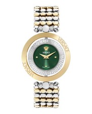 Versace Womens  Two Tone 33.6mm Bracelet Fashion Watch