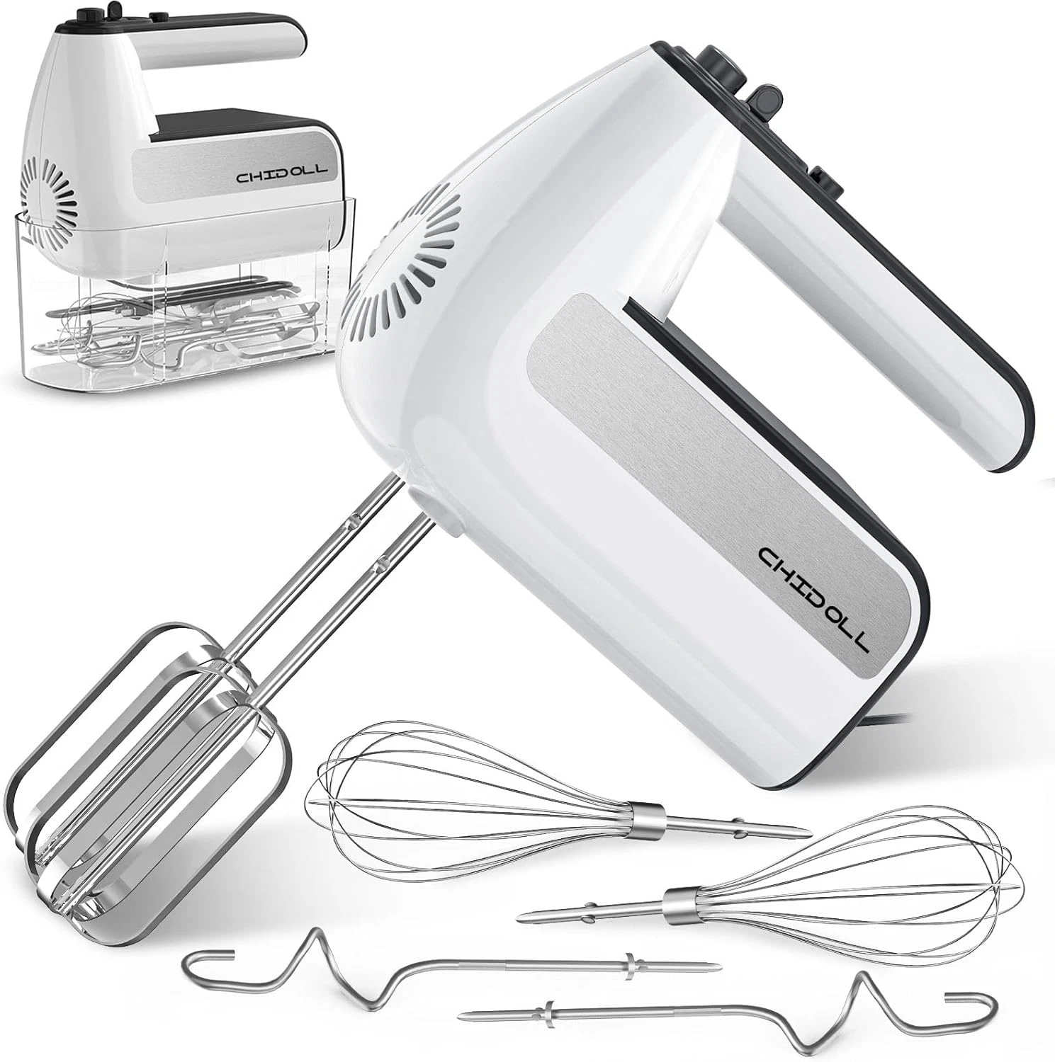 5-Speed Electric Hand Mixer, 800W Handheld Mixer with Turbo for Baking & Cooking
Opens in a new wind