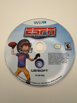 espn sports connection wii u disc only, untracked