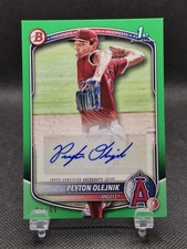 2025 Bowman Paper Prospect Retail Green 89/99 Peyton Olejnik #BPA-PO Auto