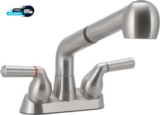 Utility Sink Faucet Laundry Room Faucet with Pull Out Sprayer Laundry