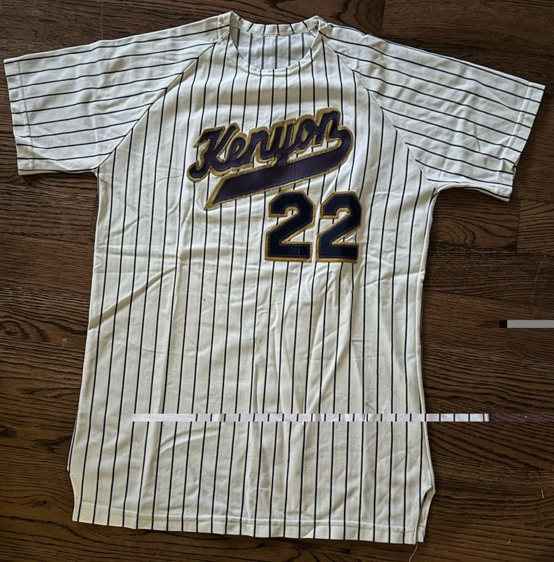 Kenyon College Baseball Jersey From Early 2000’s. Size M. Good Used Condition