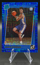 2021-22 Jaden Springer RC /49 Donruss Rated Rookie Blue Choice Mojo #247 | Jazz