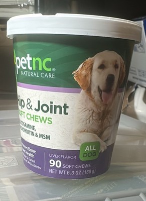 Petnc Natural Care Hip & Joint Health Supplement for Dogs (90 Chews), Glucosamin