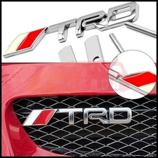 Front Grill Emblem Badge Decor w/trd For Tundra 4Runner Tacoma Accessories Screw