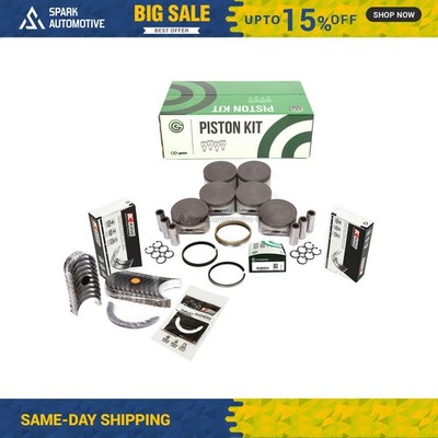 Pistons Main Rod Bearings Fit 95-99 Infiniti I30 Nissan Maxima