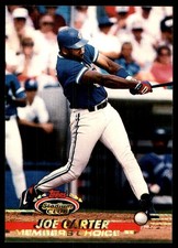 Joe Carter 1993 Stadium Club #749 Toronto Blue Jays MLB READ FREE SHIP