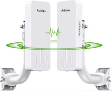 Wireless Bridge, 3KM 5.8G Point to Point Outdoor CPE, Long Range Wifi Bridges fo