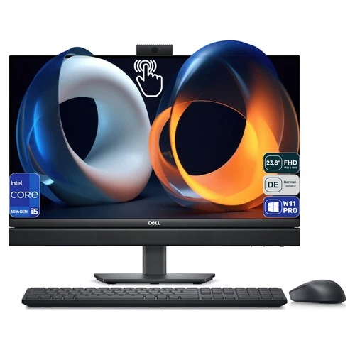 Dell OptiPlex 7420 All In One, i5-14500T, 23.8" FullHD Touch, Dell KM5221W Pro