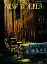 1960 New Yorker July 23 - Wall STreet Traffic Jam - Getz - Rare