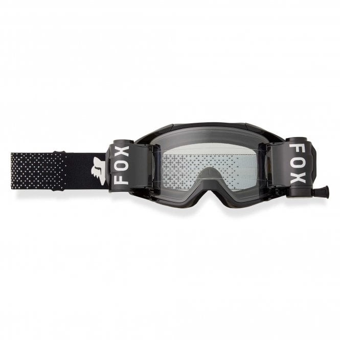 FOX (MX26) Goggles - VUE ROLL-OFF System (Black) w/Clear Lens