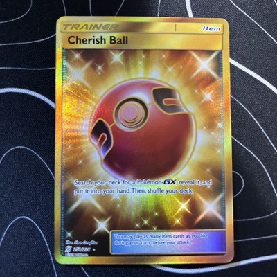 Pokemon Unified Minds Cherish Ball 250/236 Gold Rare Holo NM tcg trading card