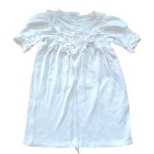 White Christening or Baptism Lace Dress Size 0-3M