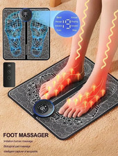 EMS Foot Massager Rechargeable Massage Pad Foot Relaxation Pad Electric Foot Mas