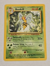 Pokémon TCG - Beedrill 17/102 - Raro Illimitato - Set Base LP Illimitato - EX