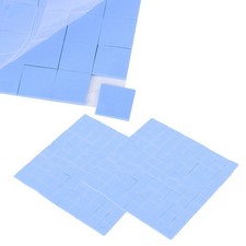 2Pcs Thermal Silicone Heatsink Pad for CPU Cooling Conductive Cooler 100x100x1mm
