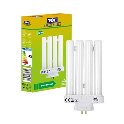 TBE LIGHTING 27W PLS Energiesparend 1 Stück (1er Pack), Tageslichtweiß 
