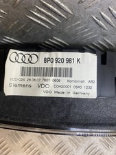 2007 AUDI A3 2.0 TDI S LINE MK2 SPEEDOMETER INSTRUMENT CLUSTER 8P0920981K #5