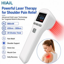 808nm 650nm LLLT Cold Laser Near Infrared Light Therapy For Frozen Shoulder Pain