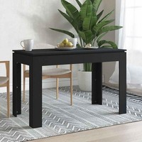 Esstisch Schwarz 120X60X76 Cm Holzwerkstoff