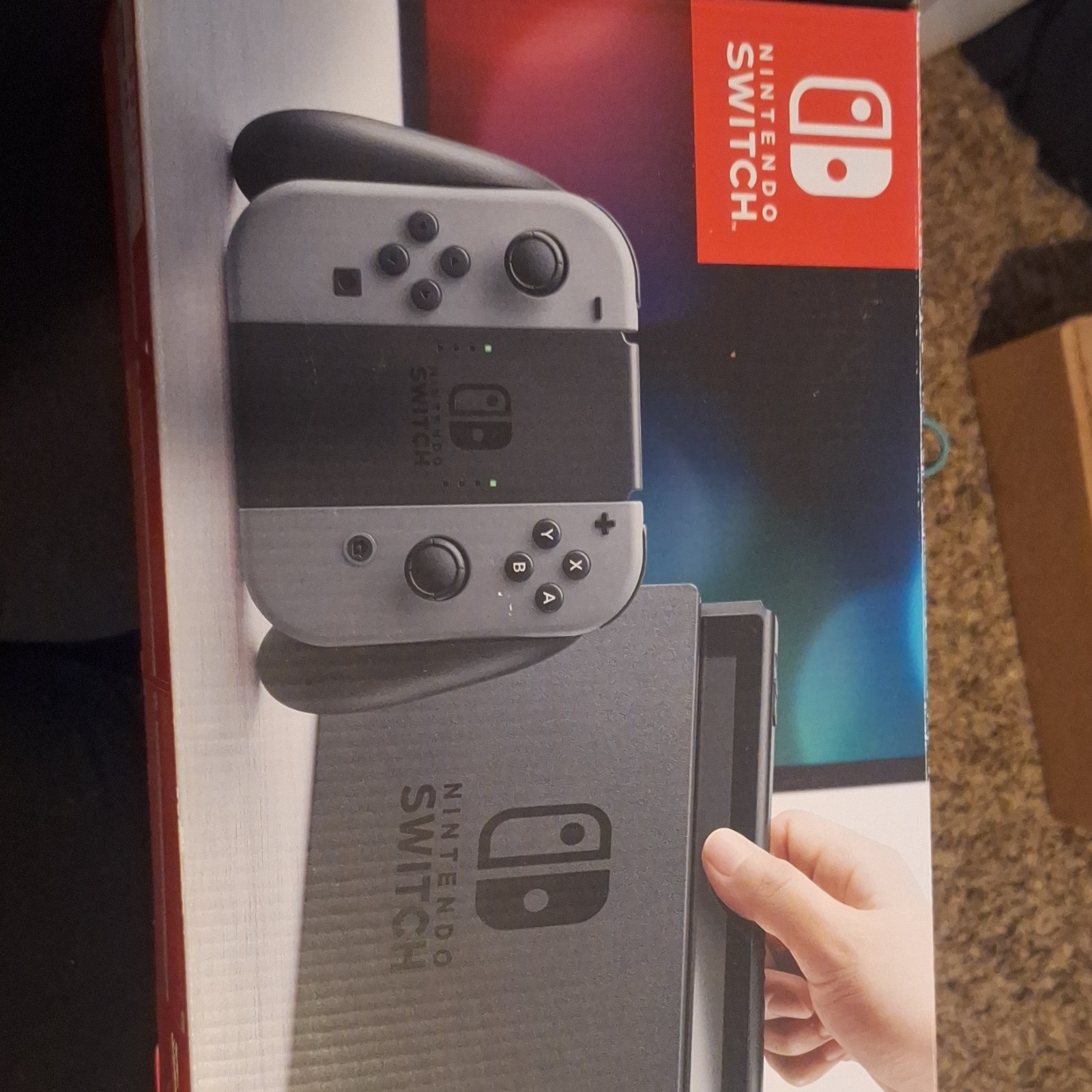 Nintendo Switch Home Console Gray/Black HDMI USB-C Wi-Fi Capability