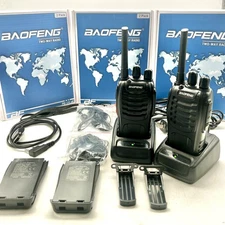 6 Pack BAOFENG BF-88A Walkie Talkies - 16 Channel FRS Radios