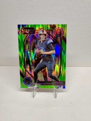2024 Panini Select - Club Level Jared Goff #228 Neon Green Shock Prizm /499