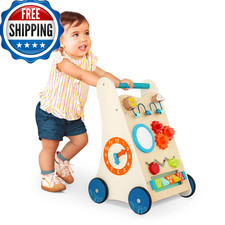 B. Toys Little Learning Steps Wooden Activity Walker 7 Educational Activities