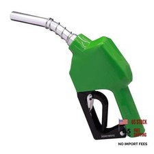 Green 3/4" NPT Automatic Fuel Nozzle Auto Shut 0.75 Inch Green Standard Nozzle