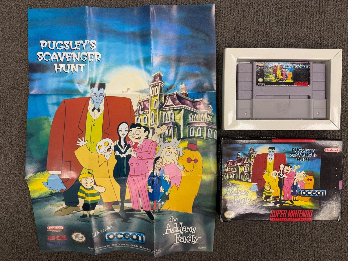 任天堂SNES Addams Family 电子游戏| eBay