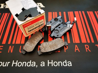 GENUINE HONDA JAZZ (NOT HYBRID) 2009-2015 REAR BRAKE PADS * | eBay