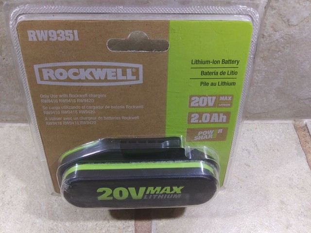 Rockwell 20v аккумулятор