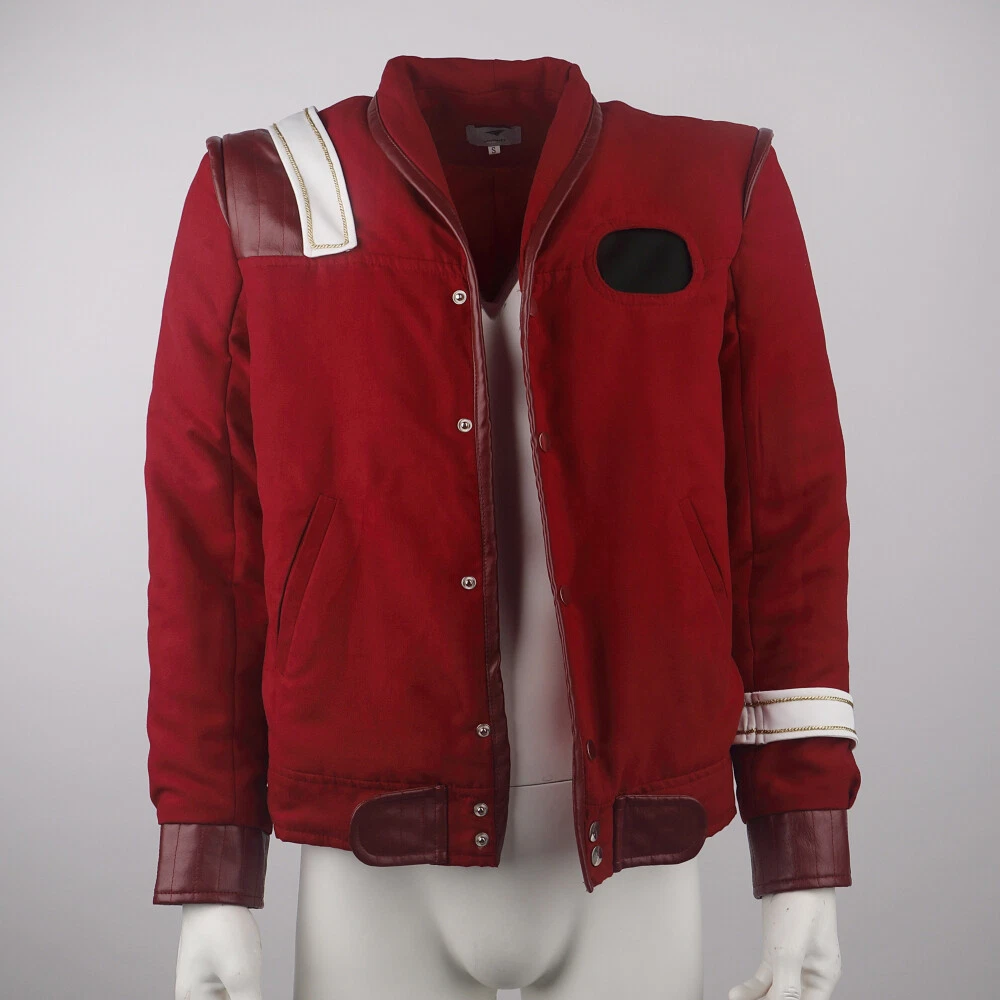 ST The Final Frontier Captain Kirk Red Bomber Jacket Starfleet Uniform |  eBay