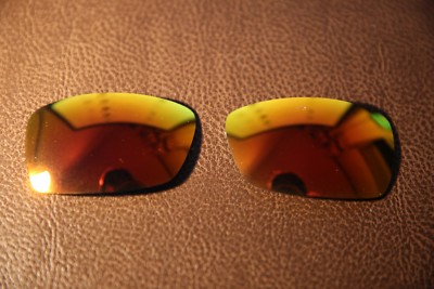 Polarlens POLARIZED Feuerrotes Iridium Ersatzglas Für Oakley Spike