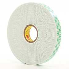 1 Roll 3M 4026 1/2"x36yd Double Coated Urethane Foam Tape 62 Mil 17054